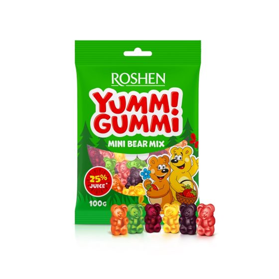 Roshen Yummi Gummi Mini Bear Mix 70g