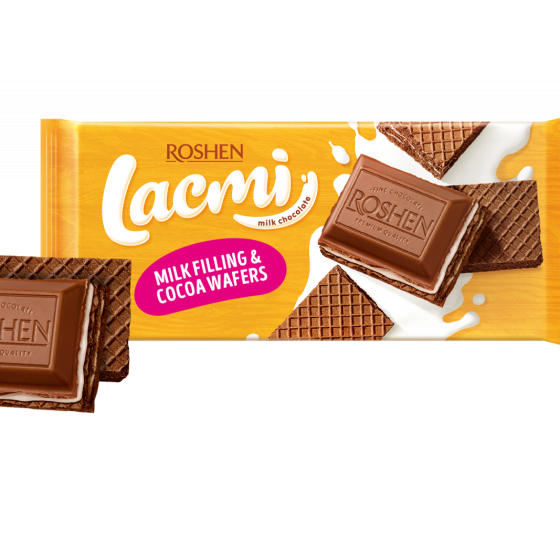 Lacmi cu lapte, crema de lapte și napolitane 90g