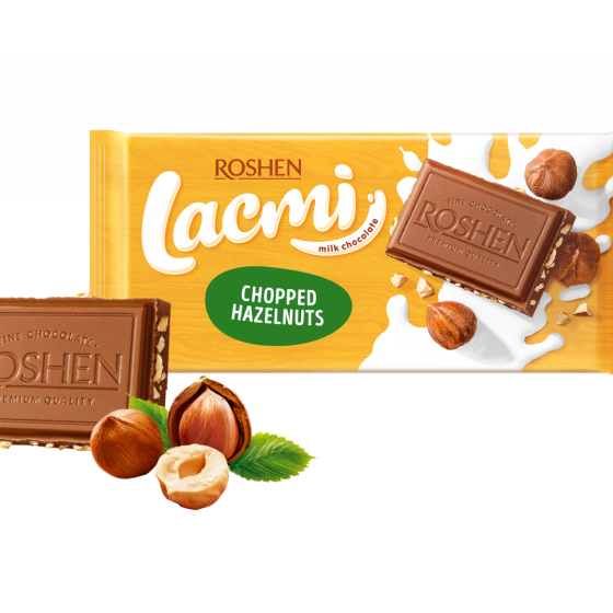 Lacmi cu lapte si alune zdobite 90g