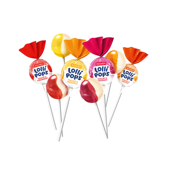 Roshen Acadele LolliPops Yogurt 920g