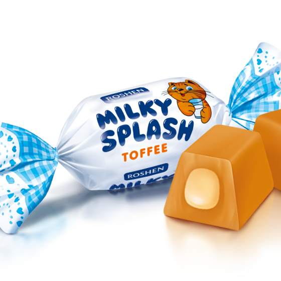 Roshen Milky Splash Toffee 1kg