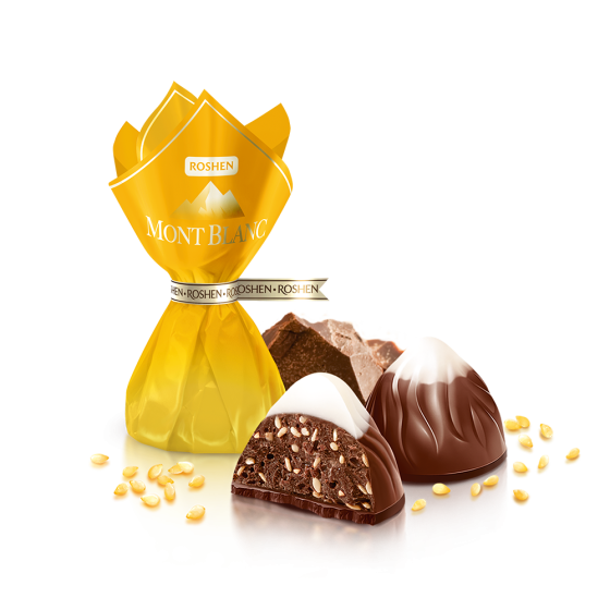 Bomboane Roshen Mont Blanc cu susan 1kg