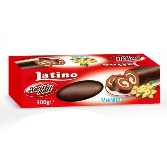 Rulada Latino Glazurata Vanilie 300g