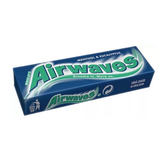 Guma Airwaves pastile Menthol si Eucalyptus 14g