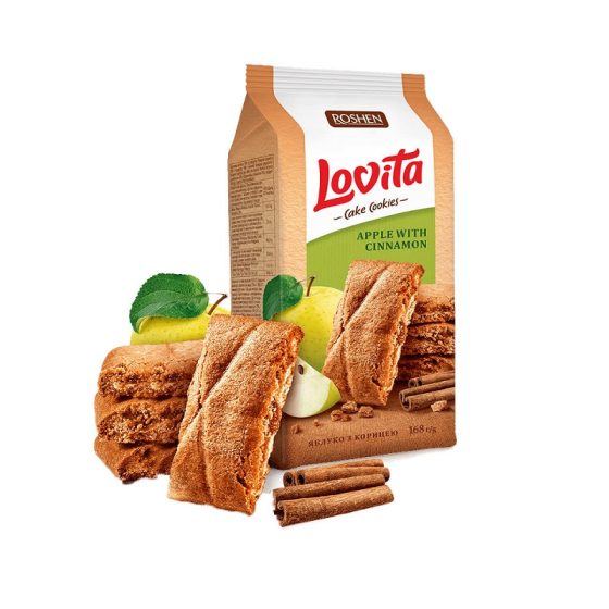 Biscuiti Roshen Lovita mar si scortisoara 168g