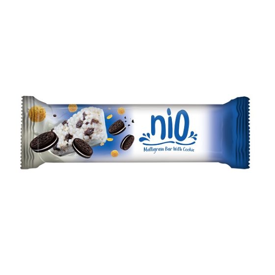 Nio baton glazura lapte si biscuiti cacao 20g