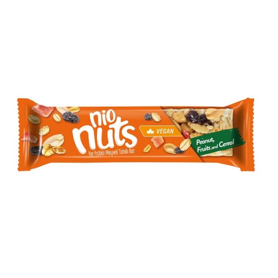 Nio baton Vegan cu arahide 30g