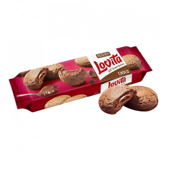 Biscuiti Roshen Lovita cu ciocolata 127g