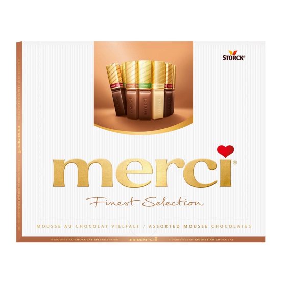 Bomboane de ciocolata Merci Galben 210g