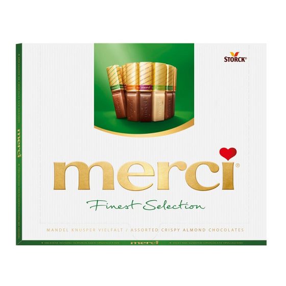 Bomboane de ciocolata Merci Verde 250g