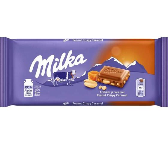 Ciocolata Milka Peanuts 90g