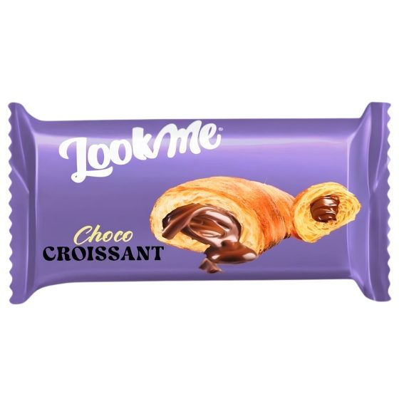 Croissant LOOK ME cu cremă de ciocolată și alune 35g