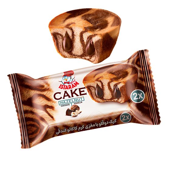 Istaram Twin Cake cu Cremă de Alune și Cacao 50g