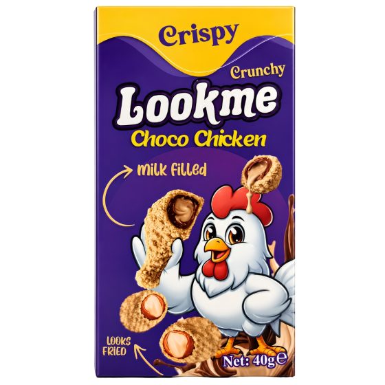 LOOK-ME CHOCO CHICKEN RICE POPCORN 40G